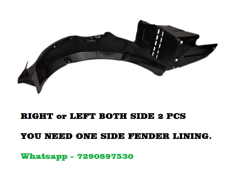 Car Front Tire Fender Lining Compatible With - Hyundai Accent Set Of 2 Pcs.