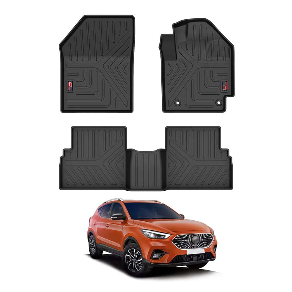 AUTO SPARE WORLD - GFX Life Long Car Floor Mats for Mg Astor - Automatic (2021 ONWARDS)