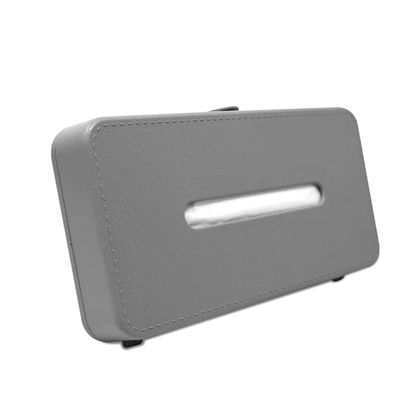AUTO SPARE WORLD - GFX Easy Reach Car Tissue Box - Grey (Universal Fit)