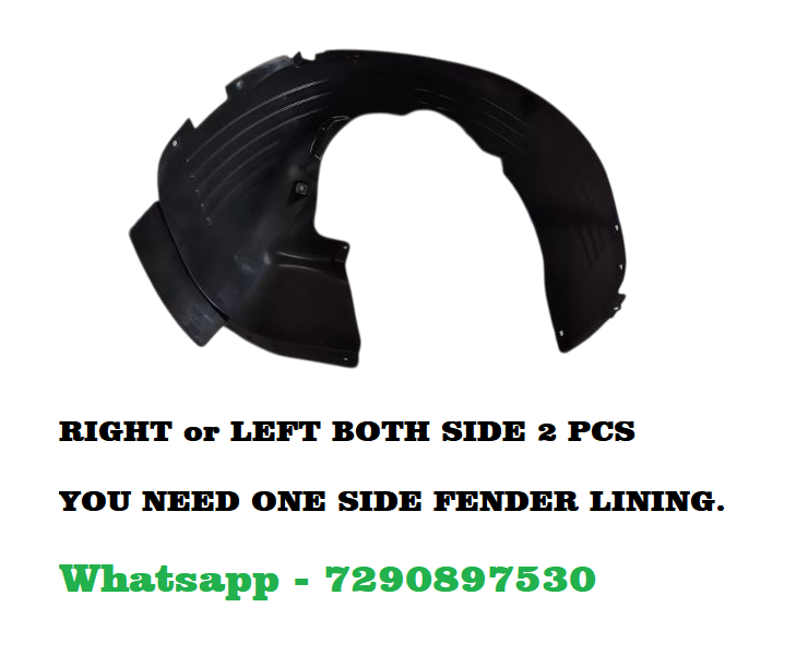Car Front Tire Fender Lining Compatible With - Hyundai Creta 2020 O.E Set Of 2 Pcs.