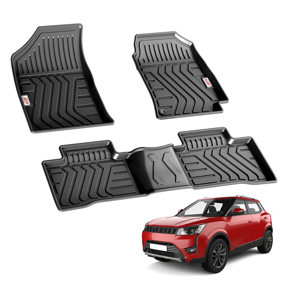 AUTO SPARE WORLD - GFX Life Long Car Floor Mats for Mahindra Xuv 3Xo Automatic (2024.05 ONWARDS)