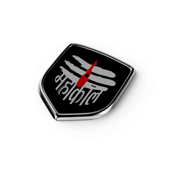 AUTO SPARE WORLD - GFX Mahakal Badge for Car & Bike (Universal Fit)