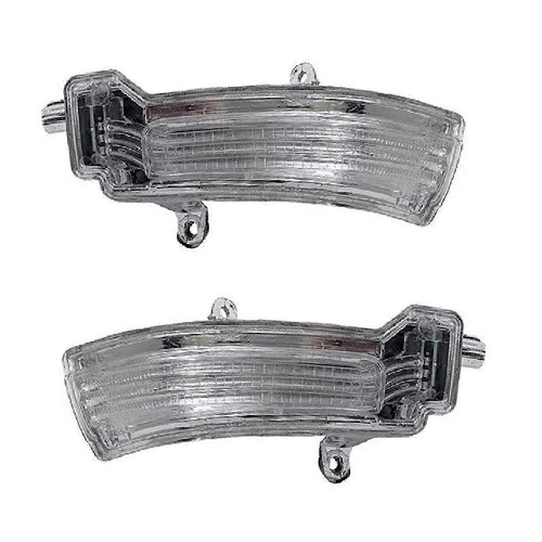 Left n Right Side Mirror Indicator Light Lamp compatible with Auto Fold Side Mirror Maruti Ciaz 2014-2022 Model Type 2 Model-set of 2 Yellow- With Scotch Lock
