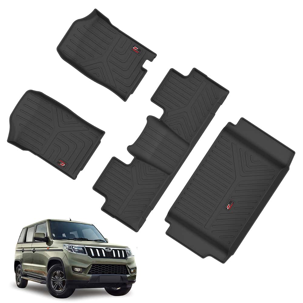 AUTO SPARE WORLD - GFX Life Long Car Floor Mats for Mahindra Bolero Neo (2021 ONWARDS)