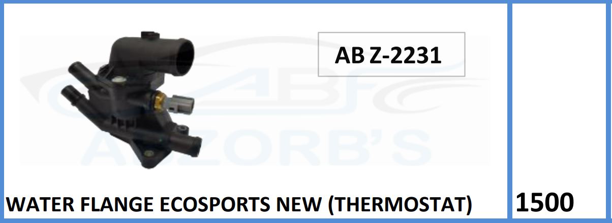 Water Flange Compatible With Ecosport New (Thermostat) - ABZ-2231
