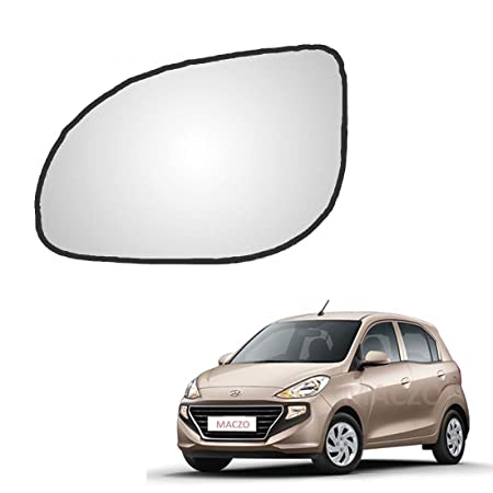 Car Replacement Left Side Rear View Mirror Glass for Hyundai Santro Era/Magna Model