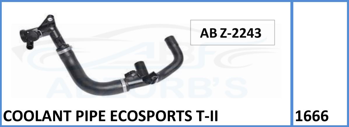Coolant Pipe Compatible With Ecosport T-2 - ABZ-2243