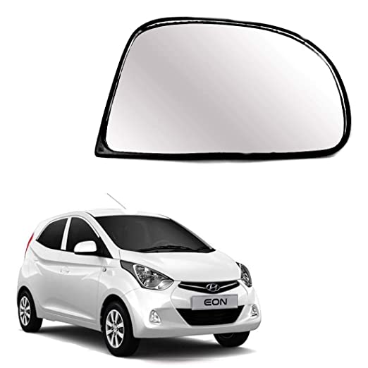 Car Replacement Right Side Rear View Mirror Glass for Hyundai Eon Era/Magna/Dlite