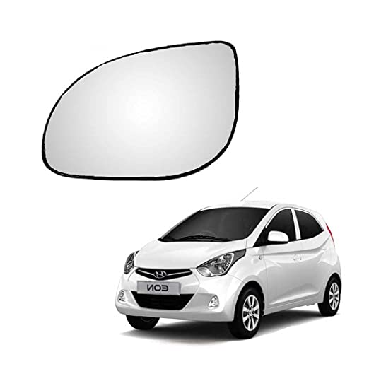 Car Replacement Left Side Rear View Mirror Glass for Hyundai Eon Sportz
