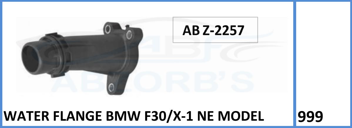 Water Flange Compatible With Bmw F30/X-1 Ne Model - ABZ-2257