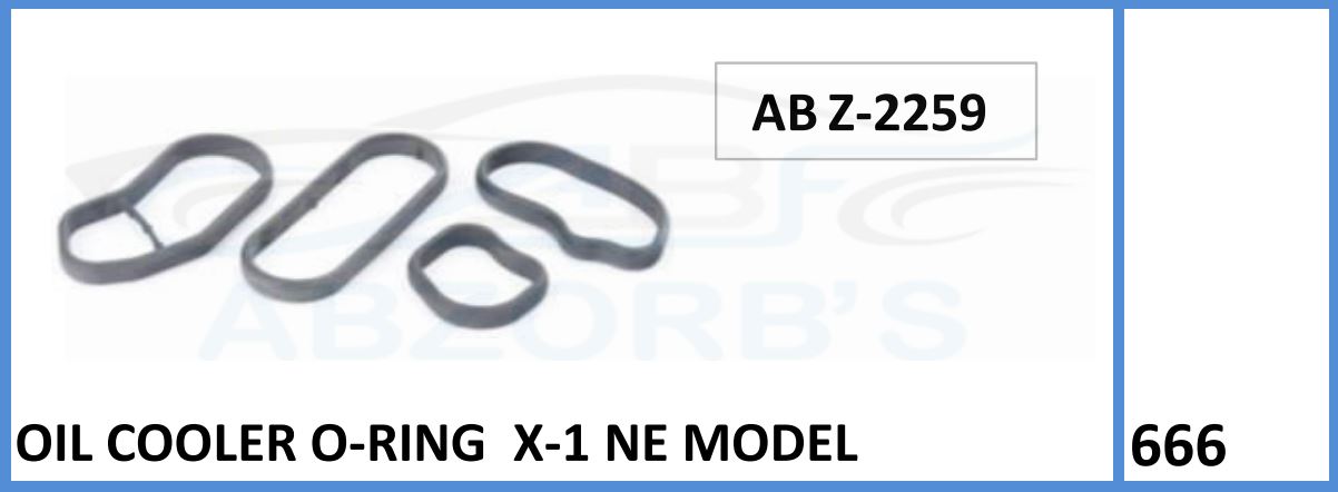 Oil Cooler O-Ring Compatible With X-1 Ne Model - ABZ-2259