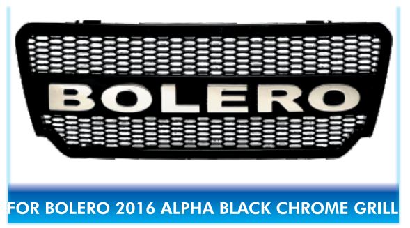 Mahindra Bolero 2016 Alpha Black Chrome Grill