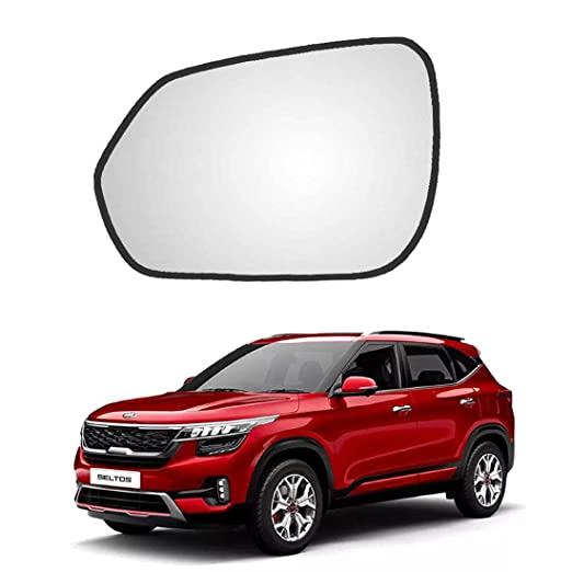 Car Replacement Left Side Rear View Mirror Glass for Kia Seltos