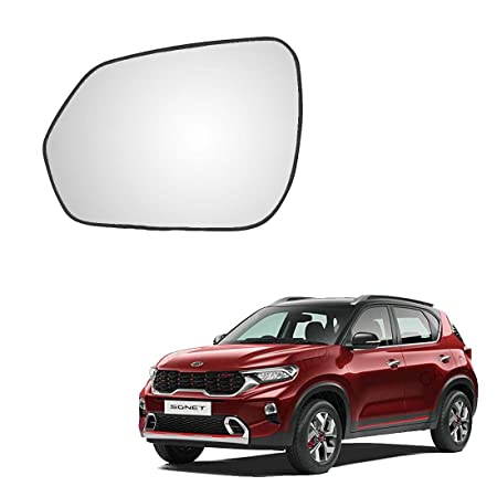 Car Replacement Left Side Rear View Mirror Glass for Kia Sonet