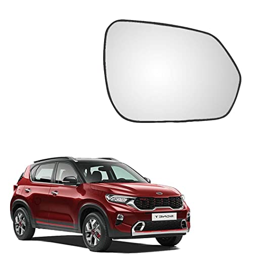 Car Replacement Right Side Rear View Mirror Glass for Kia Sonet