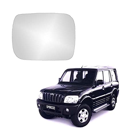 Car Replacement Left Side Rear View Mirror Glass for Mahindra Scorpio 2003-2008 Model