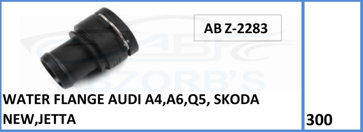 Water Flange Compatible With Audi A4,A6,Q5,Skoda NEW,Jetta - ABZ-2283