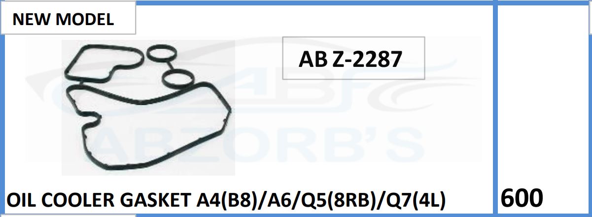 Oil Cooler Gasket Compatible With A4(B8)/A6/Q5(8RB)/Q7(4L) - ABZ-2287