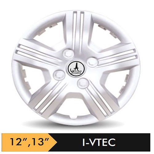 Car Wheel Cover/caps (VTEK - SILVER) Compatible With - R13 INCHES RIM SIZE