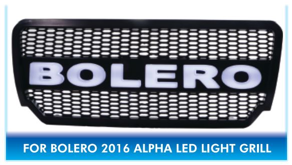 Mahindra Bolero 2016 Alpha LED Light Front Grill