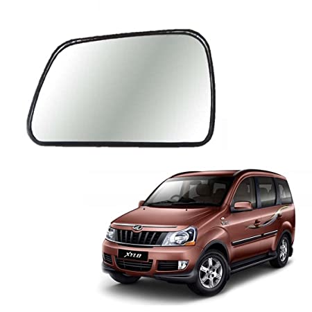 Car Replacement Left Side Rear View Mirror Glass for Mahindra Xylo / Quanto