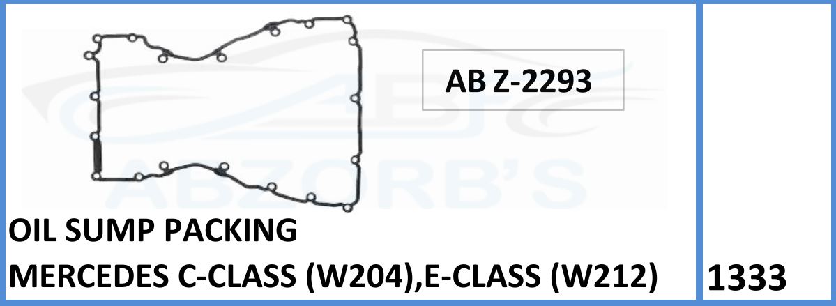 Oil Sump Packing Compatible With Mersedes C-Class (W204),E-Class (W212) - ABZ-2293