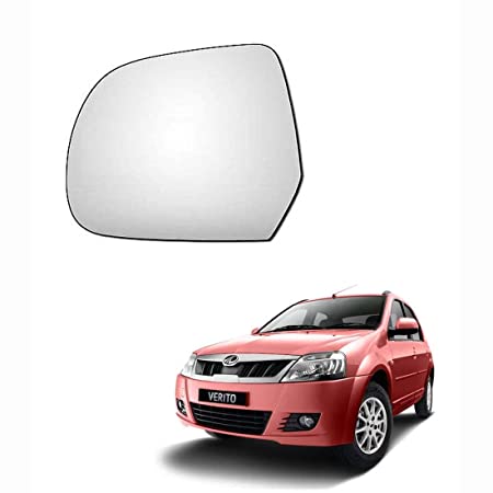 Car Replacement Left Side Rear View Mirror Glass for Mahindra Verito