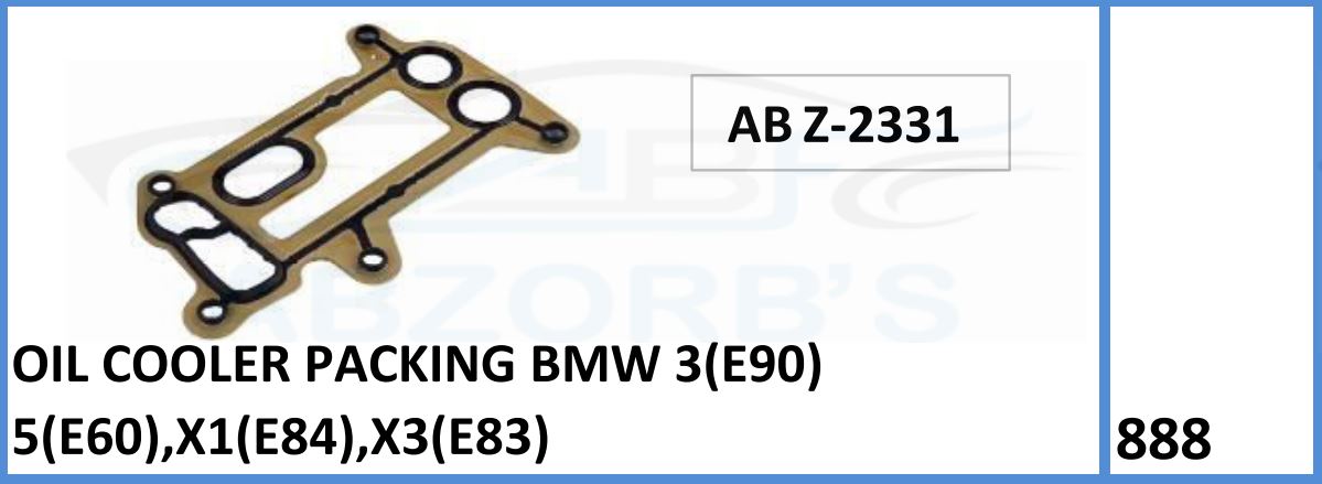 Oil Cooler Packing Compatible With Bmw3(E90)5(E60),X1(E84),X3(E83) - ABZ-2331