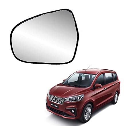 Car Replacement Left Side Rear View Mirror Glass for Maruti Ertiga VXI/ZXI/VDI/ZDI (Model 2018-2024)