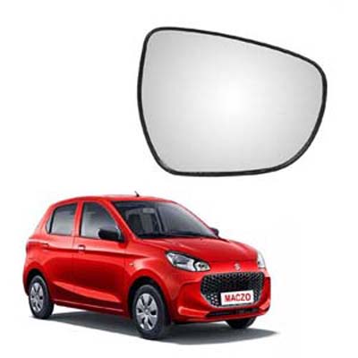 Car Replacement Right Side Rear View Mirror Glass for Maruti Alto K10 VXI + Type-3 (Model 2022 Onward)