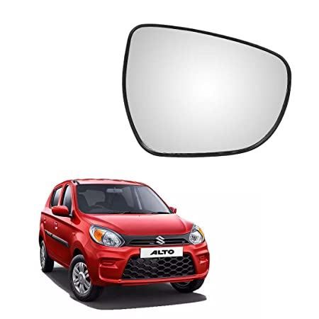 Car Replacement Right Side Rear View Mirror Glass for Maruti Alto 800 VXI Type-2 (Model 2019 Onward)