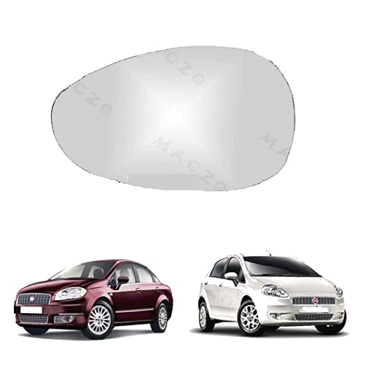 Car Replacement Left Side Rear View Mirror Glass for Fiat Punto / Linea All Model