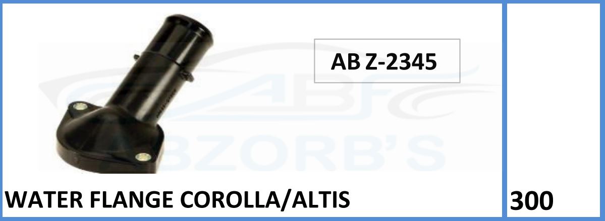 Water Flange Compatible With Corolla/Altis - ABZ-2345