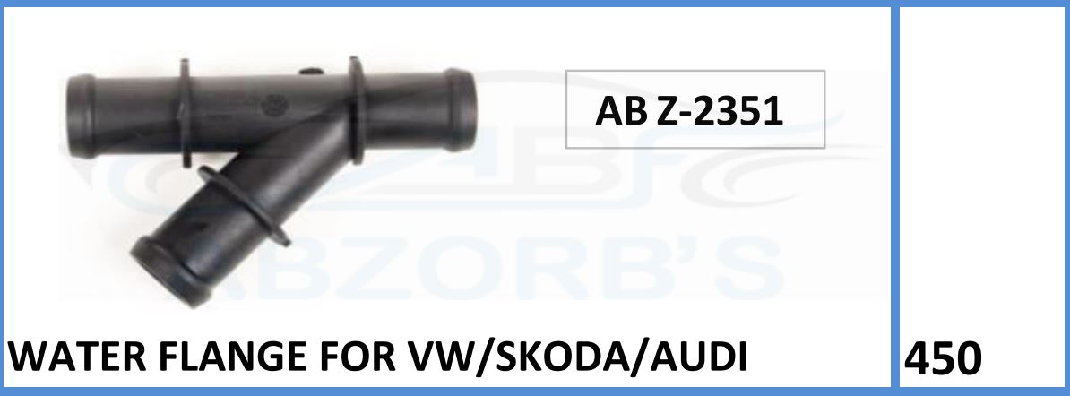 Water Flange Compatible With Vw/Skoda/Audi - ABZ-2351