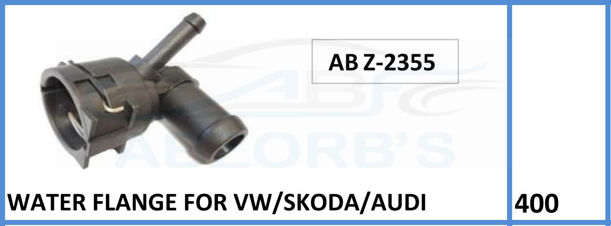 Water Flange Compatible With Vw/Skoda/Audi - ABZ-2355