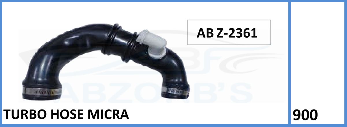 Turbo Hose Compatible With Micra - ABZ-2361