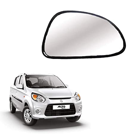Car Replacement Right Side Rear View Mirror Glass for Maruti Alto 800 LXI VXI (Model 2013-2018)