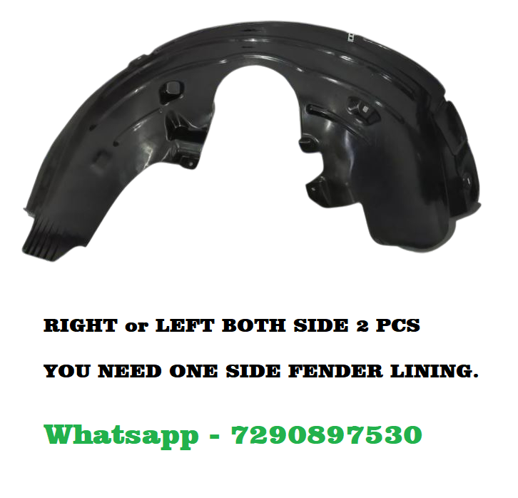 Car Front Tire Fender Lining Compatible With - Tata Tiago/Tigor Set Of 2 Pcs.