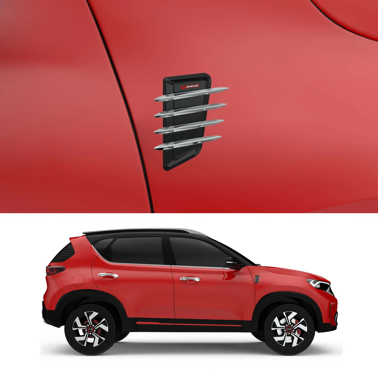 AUTO SPARE WORLD - GFX Stark Car Side Vent (Universal Fit)