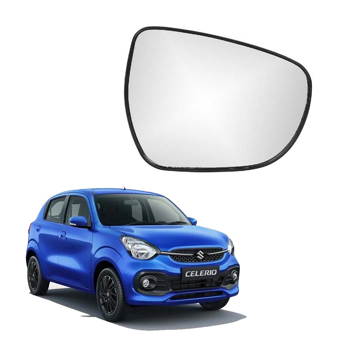 Car Replacement Right Side Rear View Mirror Glass for Maruti Celerio New (Model 2021 Onward)