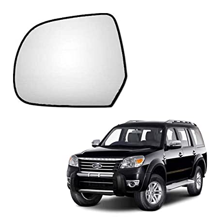 Car Replacement Left Side Rear View Mirror Glass for Ford Endeavour 2008-2014 Model Type-2