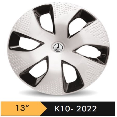 Car Wheel Cover/caps (ALTO K10 2022 - BLACK AND SILVER) Compatible With - R13 INCHES RIM SIZE