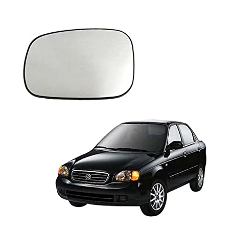Car Replacement Left Side Rear View Mirror Glass for Maruti Baleno 1999-2007 old Model