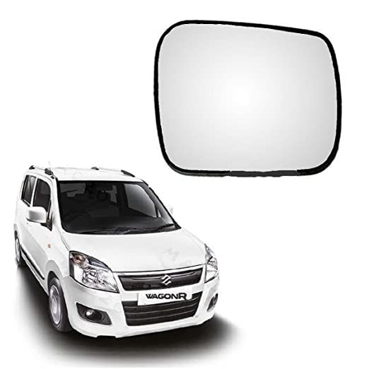 Car Replacement Right Side Rear View Mirror Glass for Maruti Wagon-R VXI 2011-2018 Model