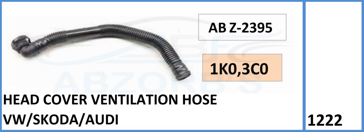 Head Cover Ventilation Hose Vw/Skoda/Audi - ABZ-2395