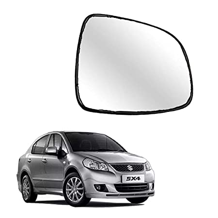 Car Replacement Right Side Rear View Mirror Glass for Maruti SX4 2007-2012 Model Type-1