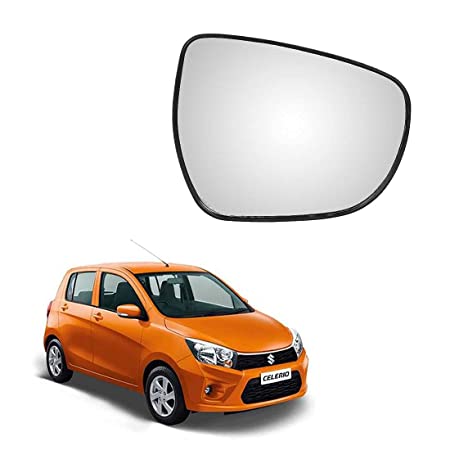 Car Replacement Right Side Rear View Mirror Glass for Maruti Celerio 2013-2021 Model