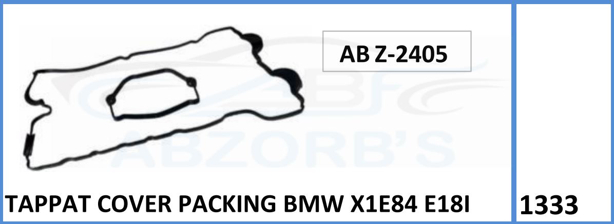 Tappad Cover Packing Compatible With Bmw X1 E84 E18i - ABZ-2405