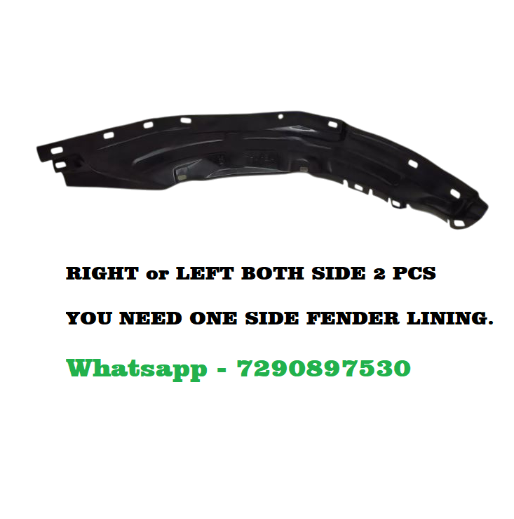 Car Front Tire Fender Lining Compatible With - Chevrolet Tavera Set Of 2 Pcs.