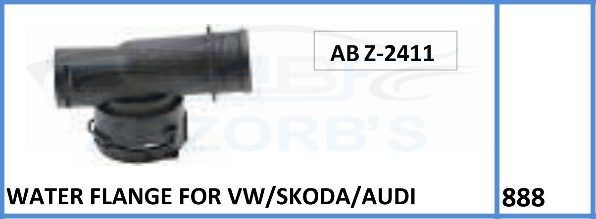 Water Flange Compatible With Vw/Skoda/Audi - ABZ-2411